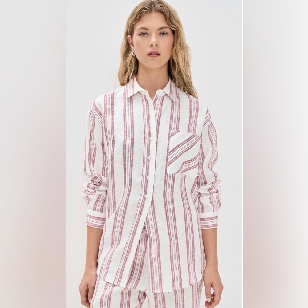 BRAND NEW never worn. Reformation linen button down. Small.
